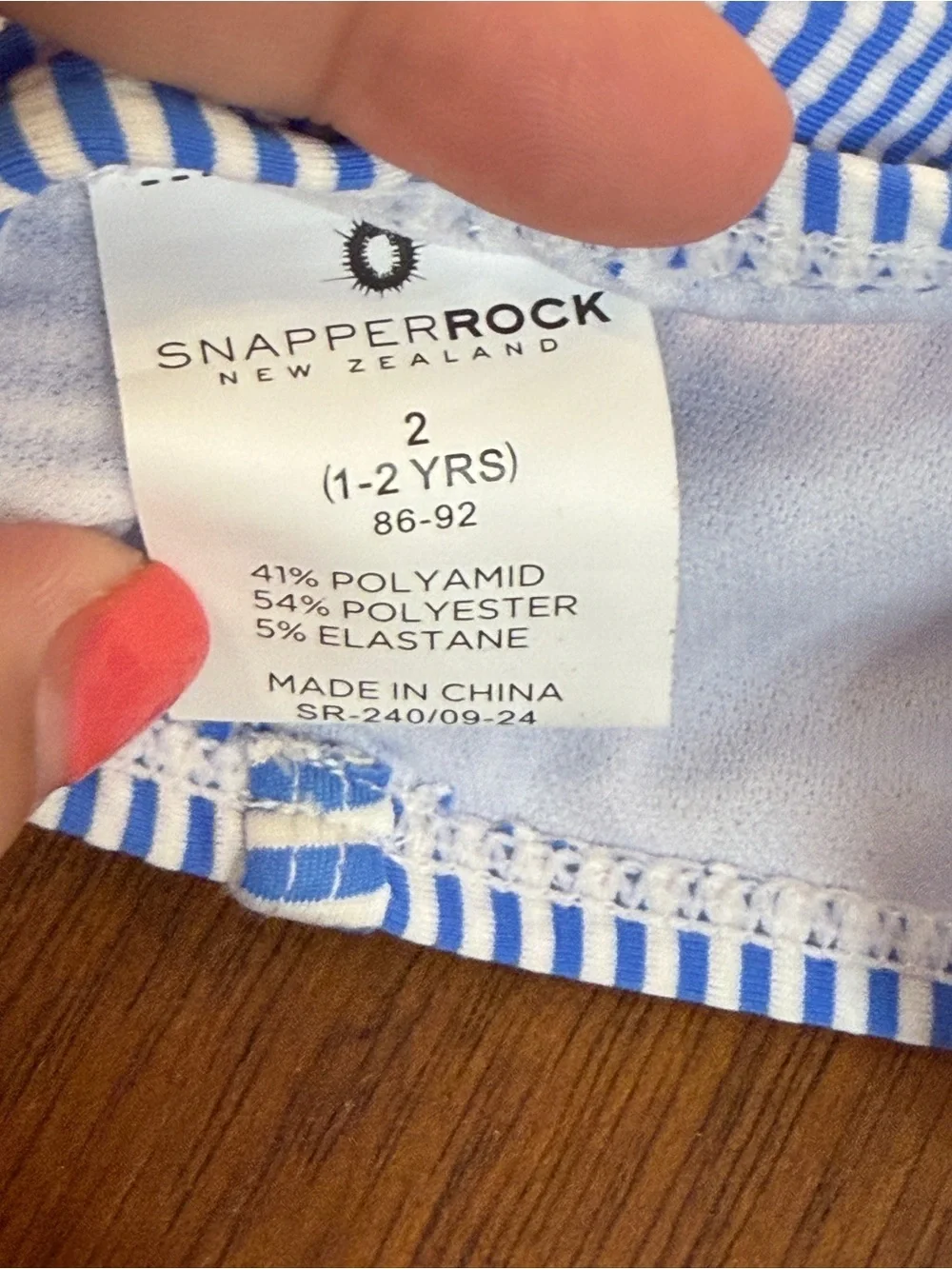 NWT Snapper Rock Parisian Summer Frilled Bikini girls size 1-2T